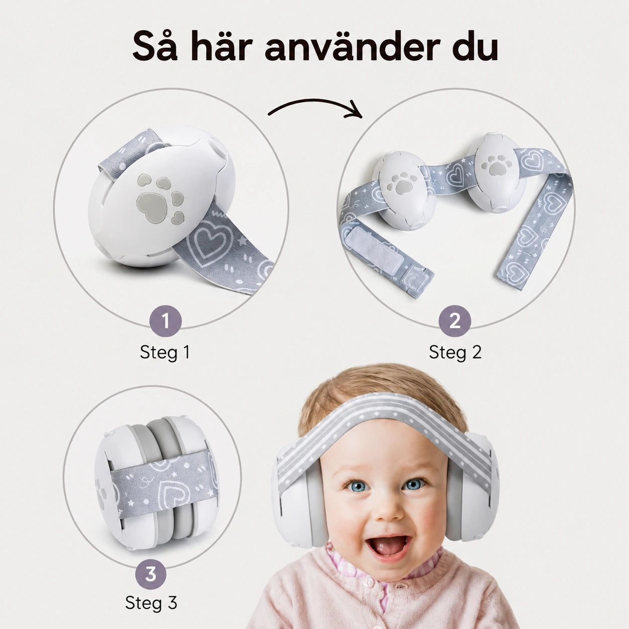 Baby Hörselkåpor