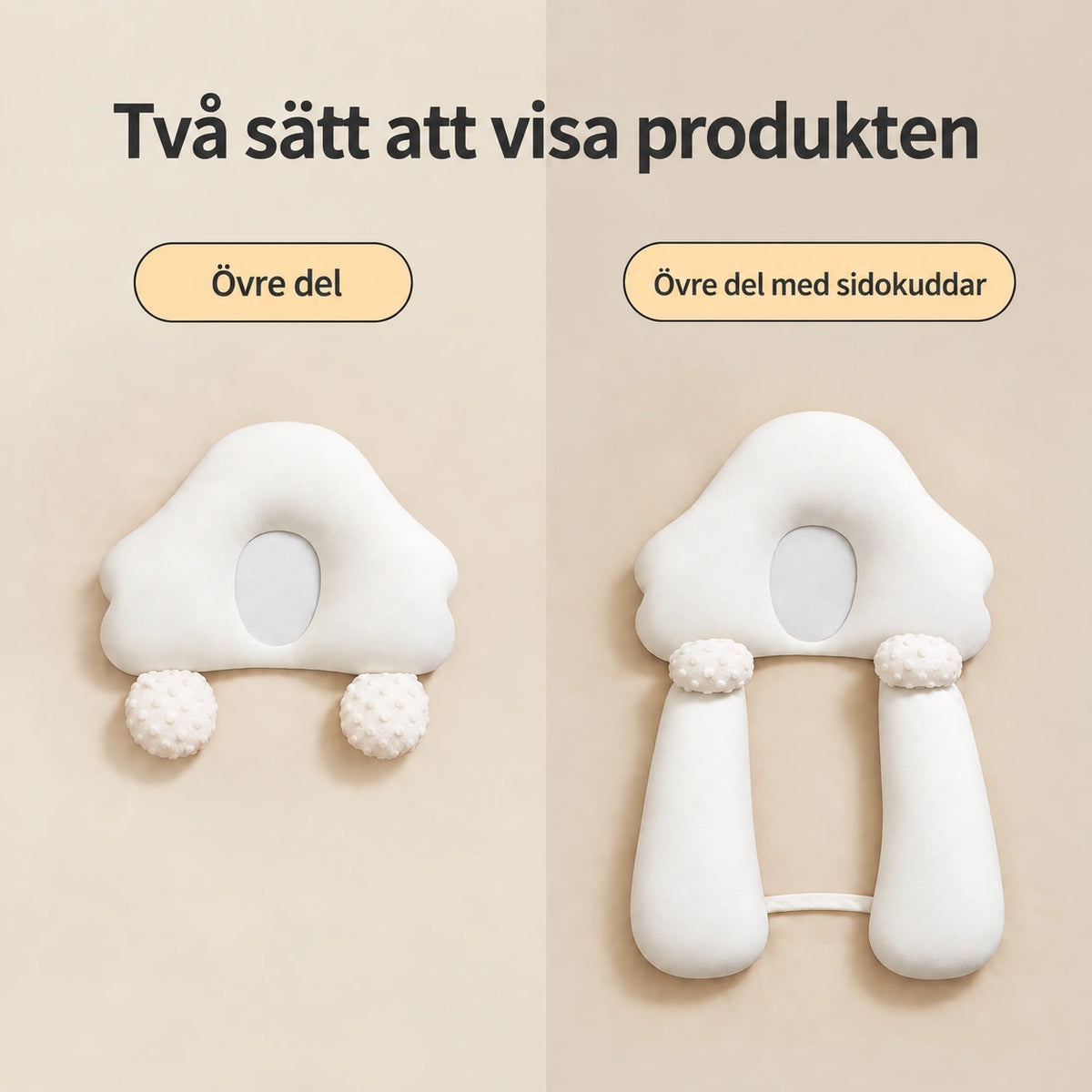 Babykudde med Huvudstöd