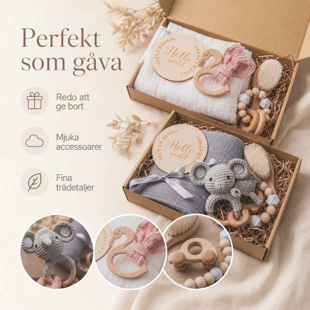 Baby Presentset för Nyfödd