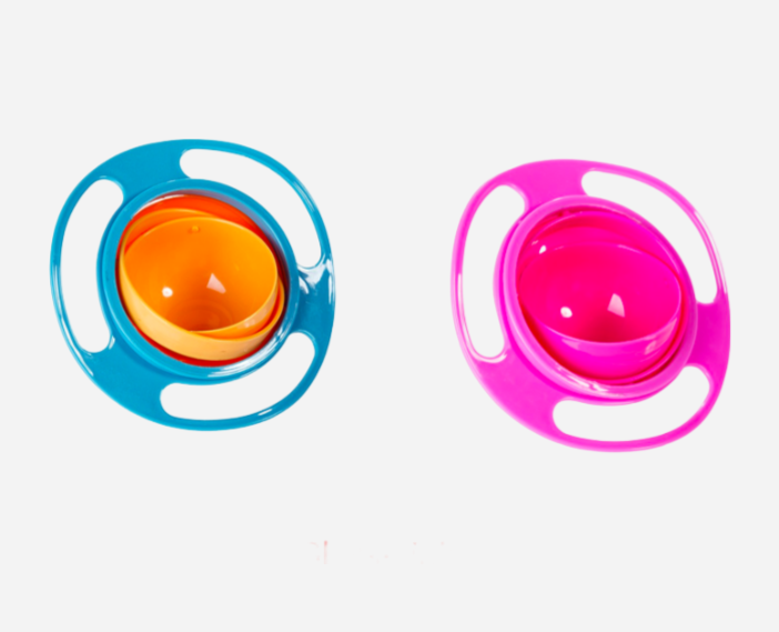 Anti-spill skål 2-pack