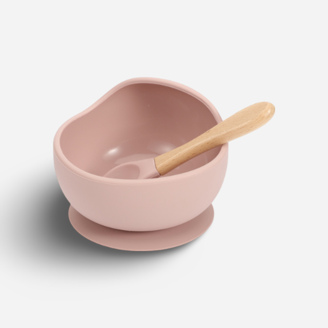 Anti-spill Skål Rosa