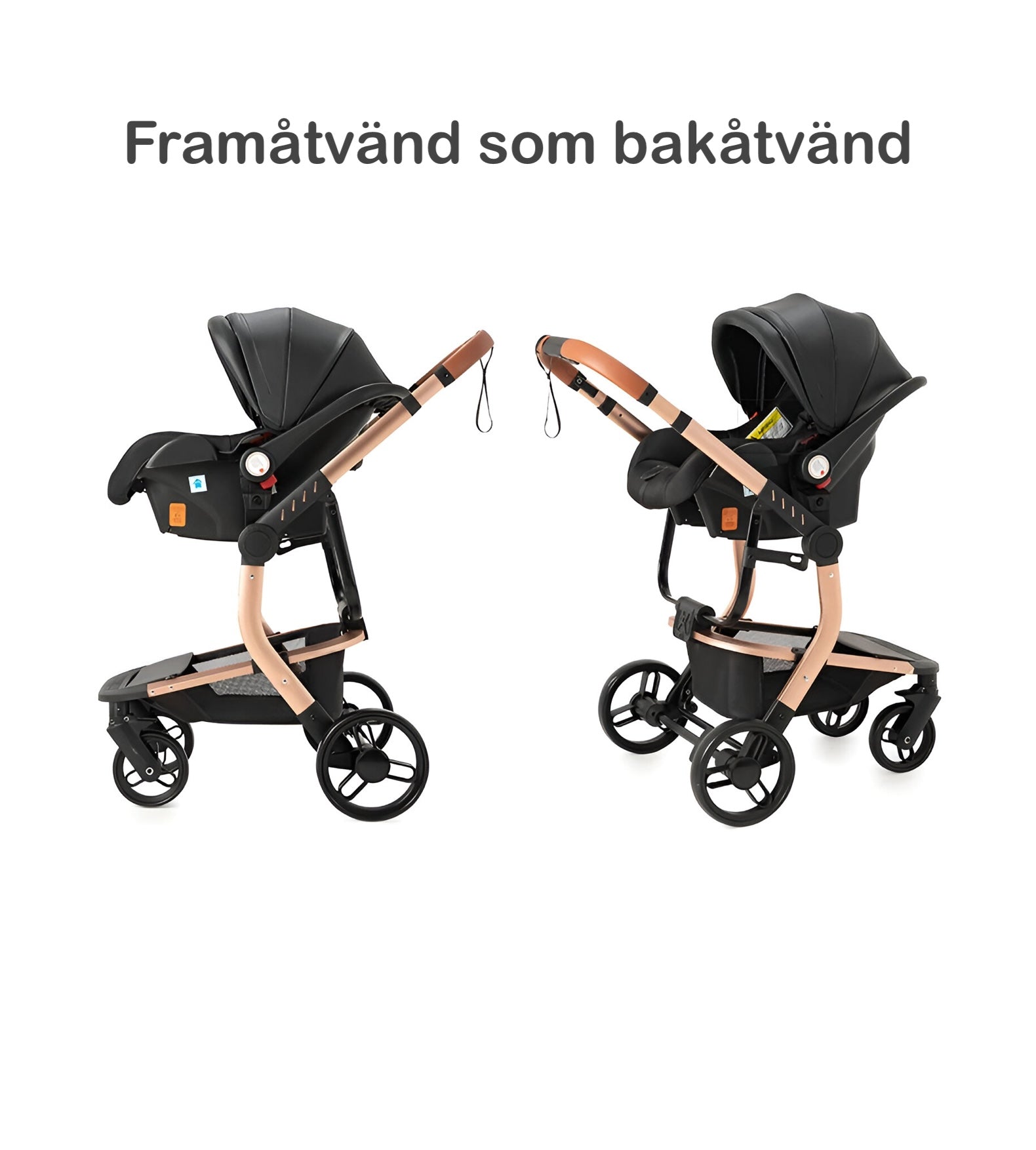 Barnvagn Deluxe 2-i-1 By LV