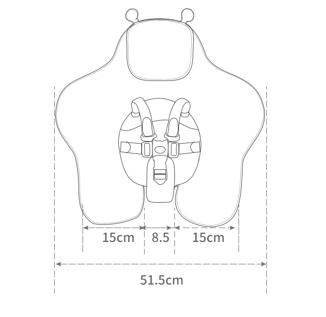 Solsäker Baby Badring