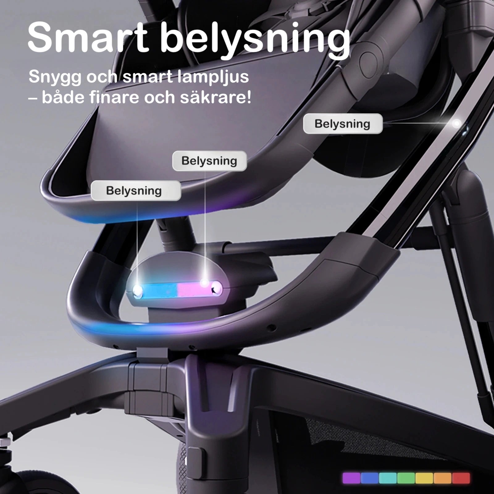 Smart belysning för mörka kvällspromenader