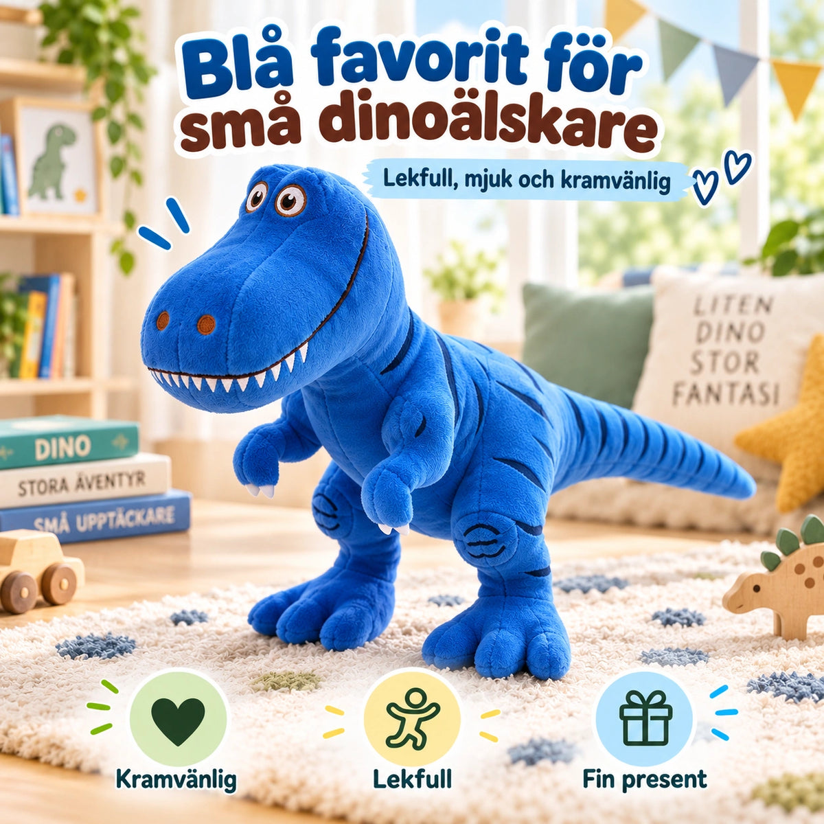 Dinosaurie Gosedjur 50 cm
