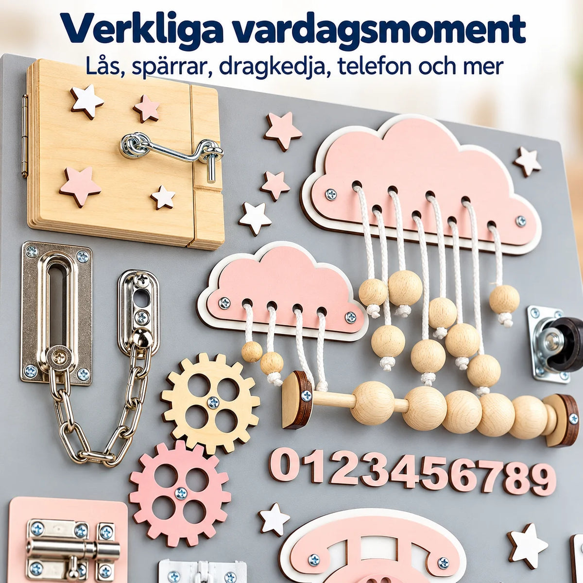 Busy Board – Pedagogisk Aktivitetsbräda