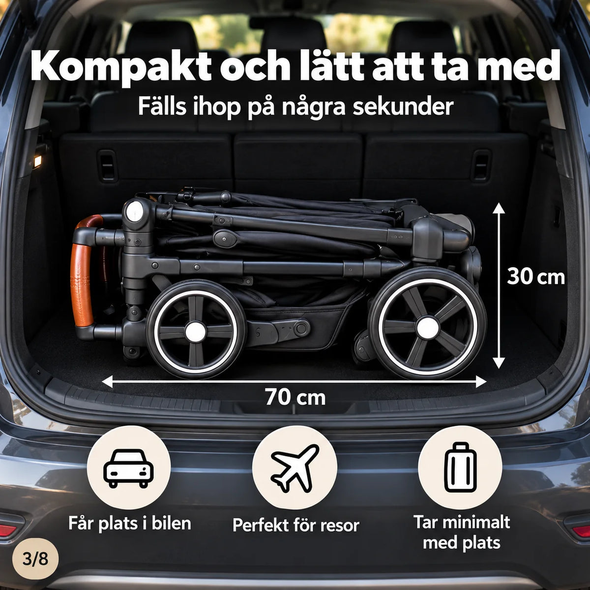 Tvillingbarnvagn Vito