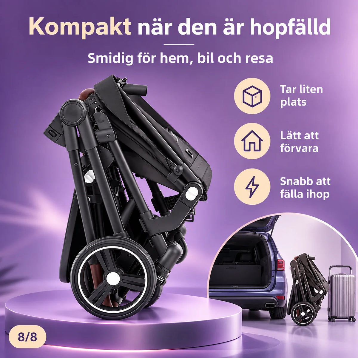 Tvillingbarnvagn Vito