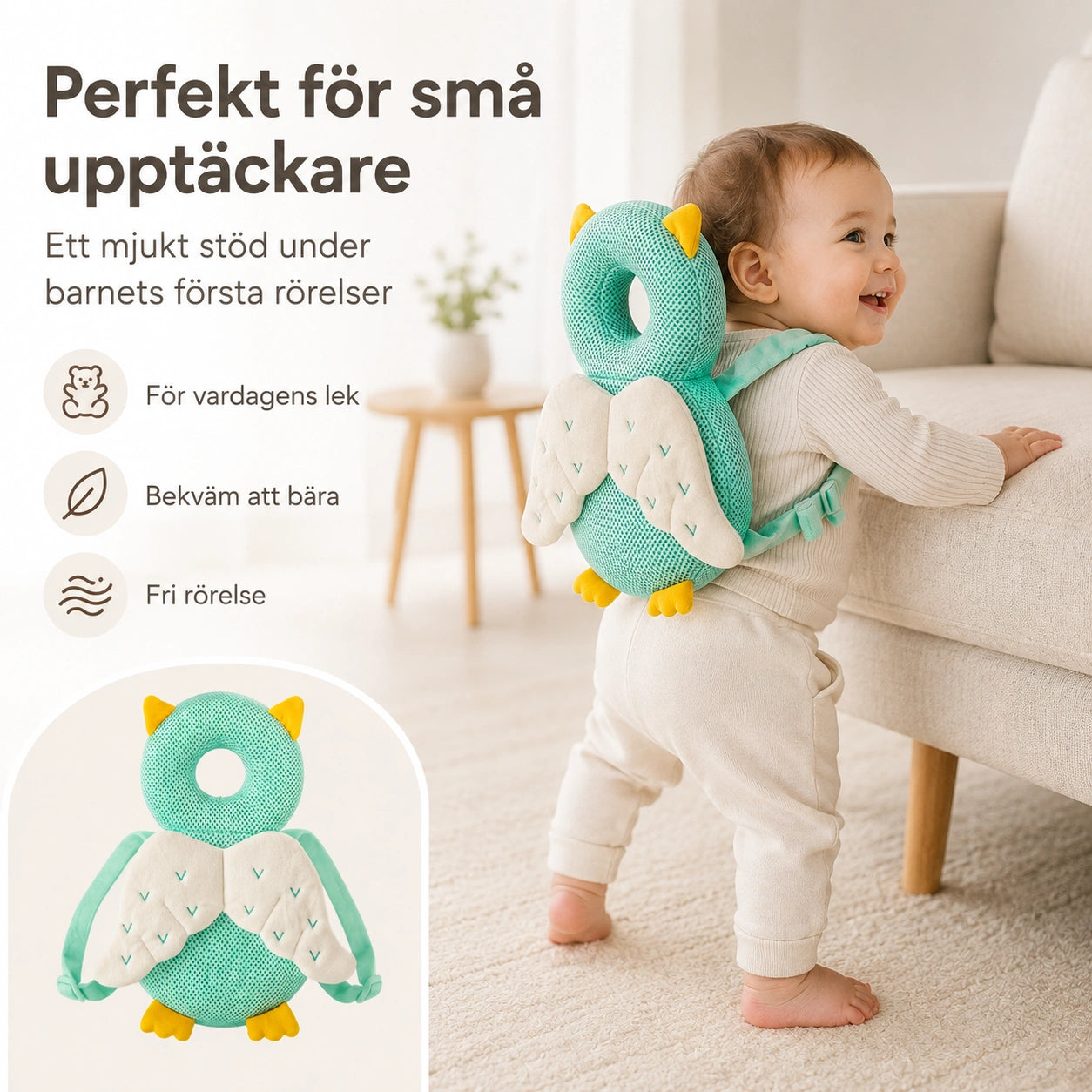 Anti-Fall Kudde för Baby