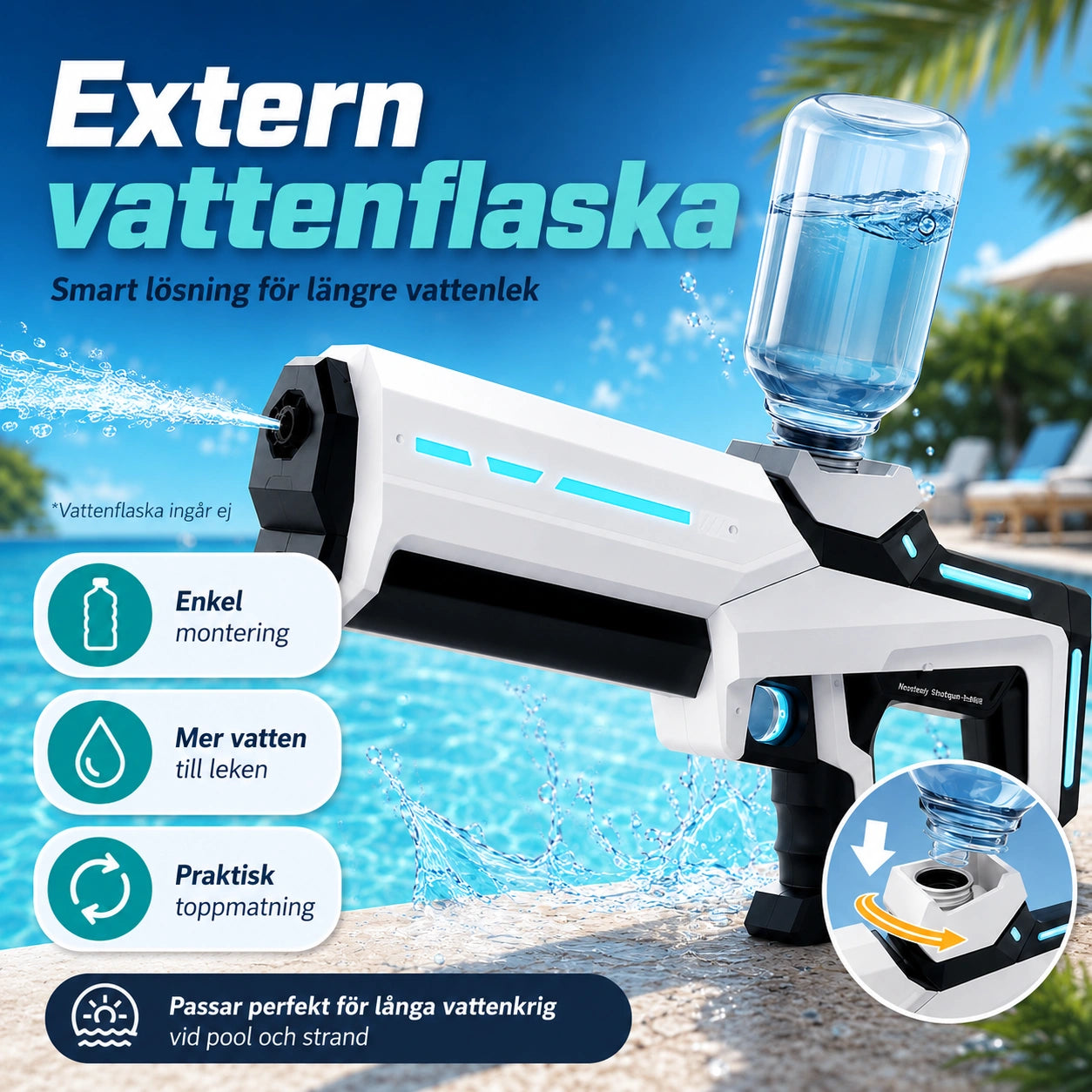 Elektrisk Vattenpistol
