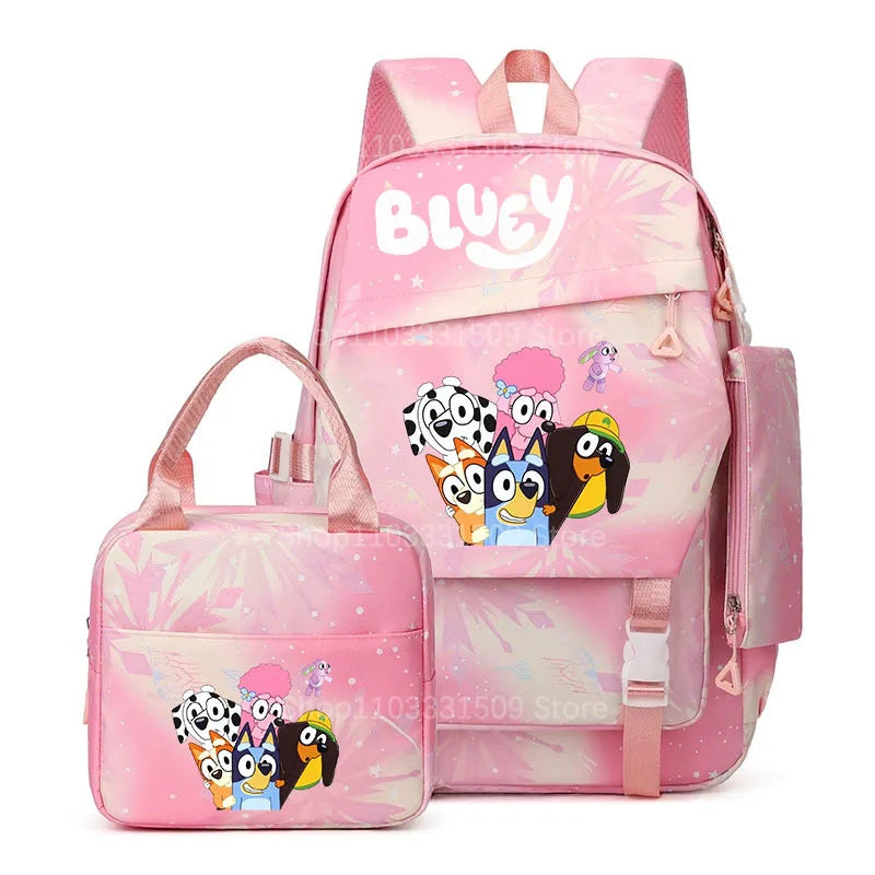 Bluey Ryggsäck 3-delars Set