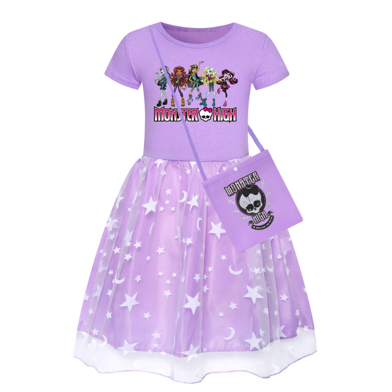 Monster High Klänning med Axelväska