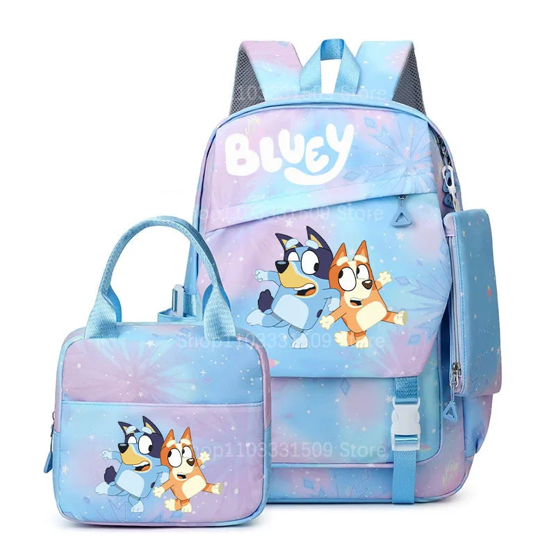 Bluey Ryggsäck 3-delars Set