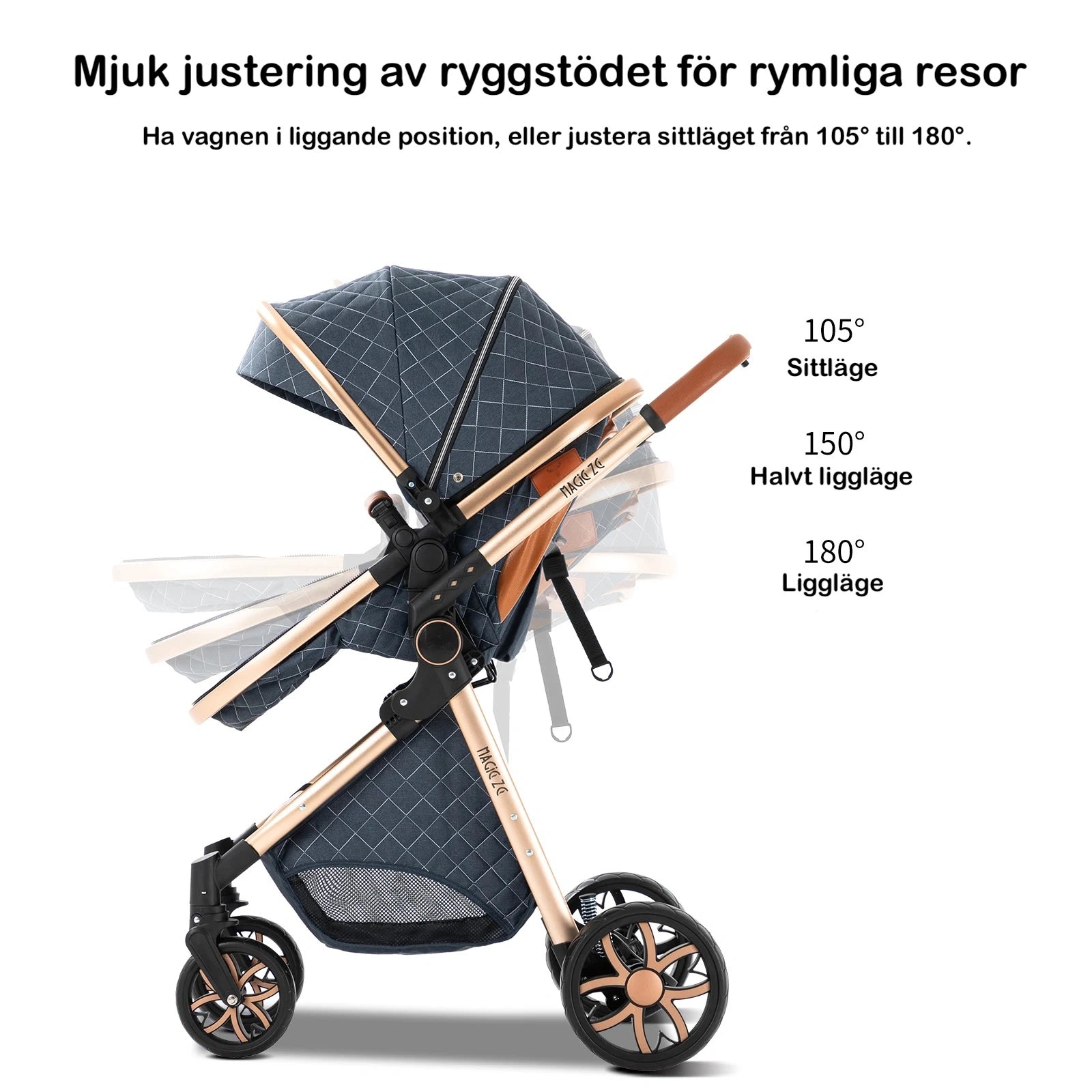 Barnvagn Komfort 3-i-1