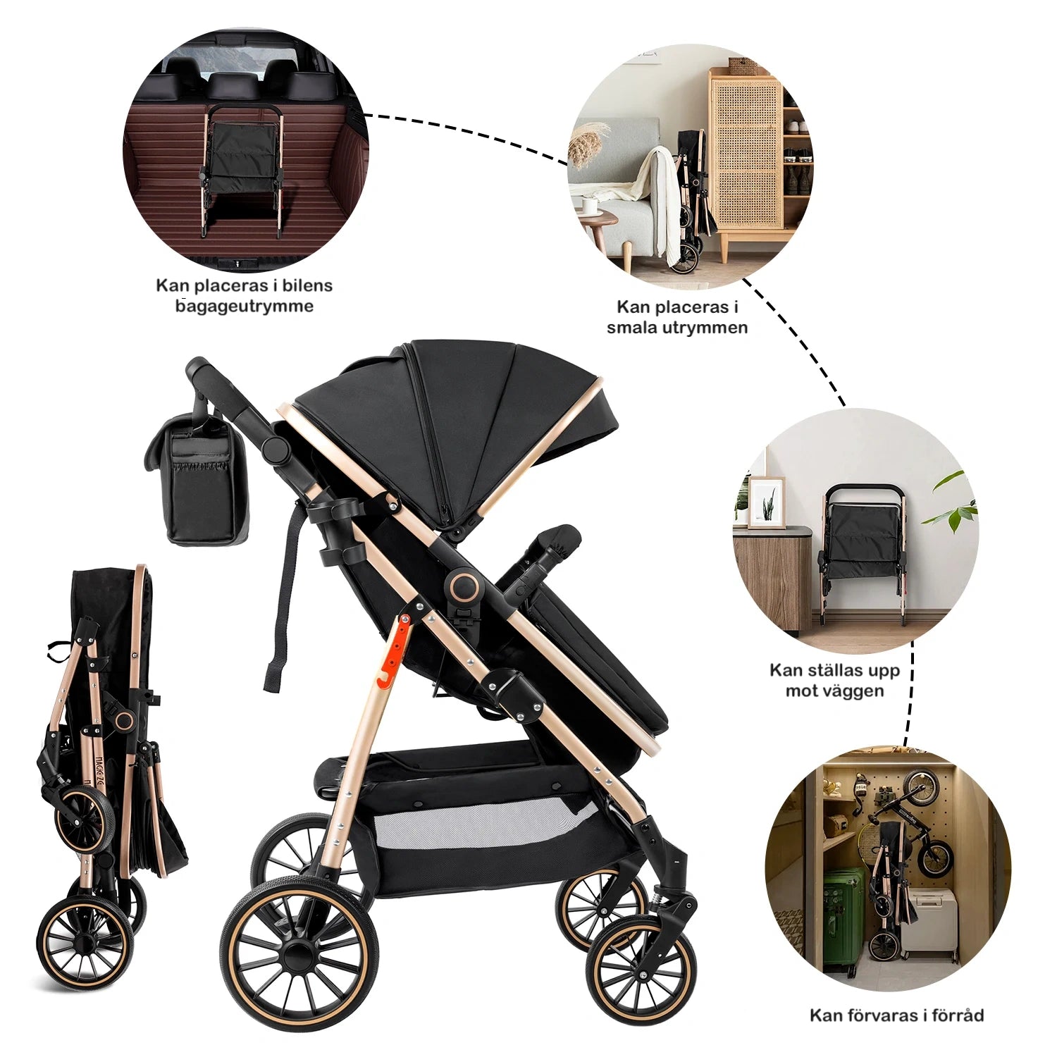 Barnvagn UrbanMove 3-i-1 by LV