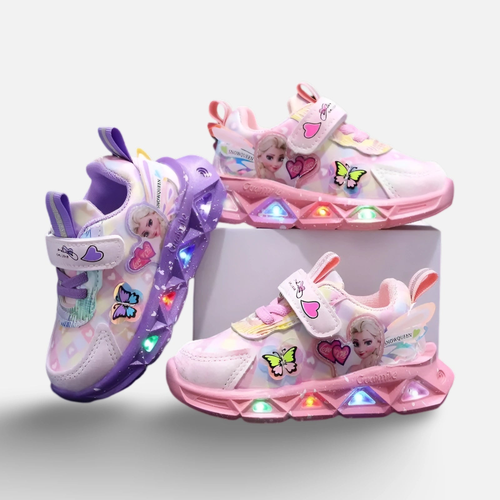 Frozen Elsa Skor med Fjärilar