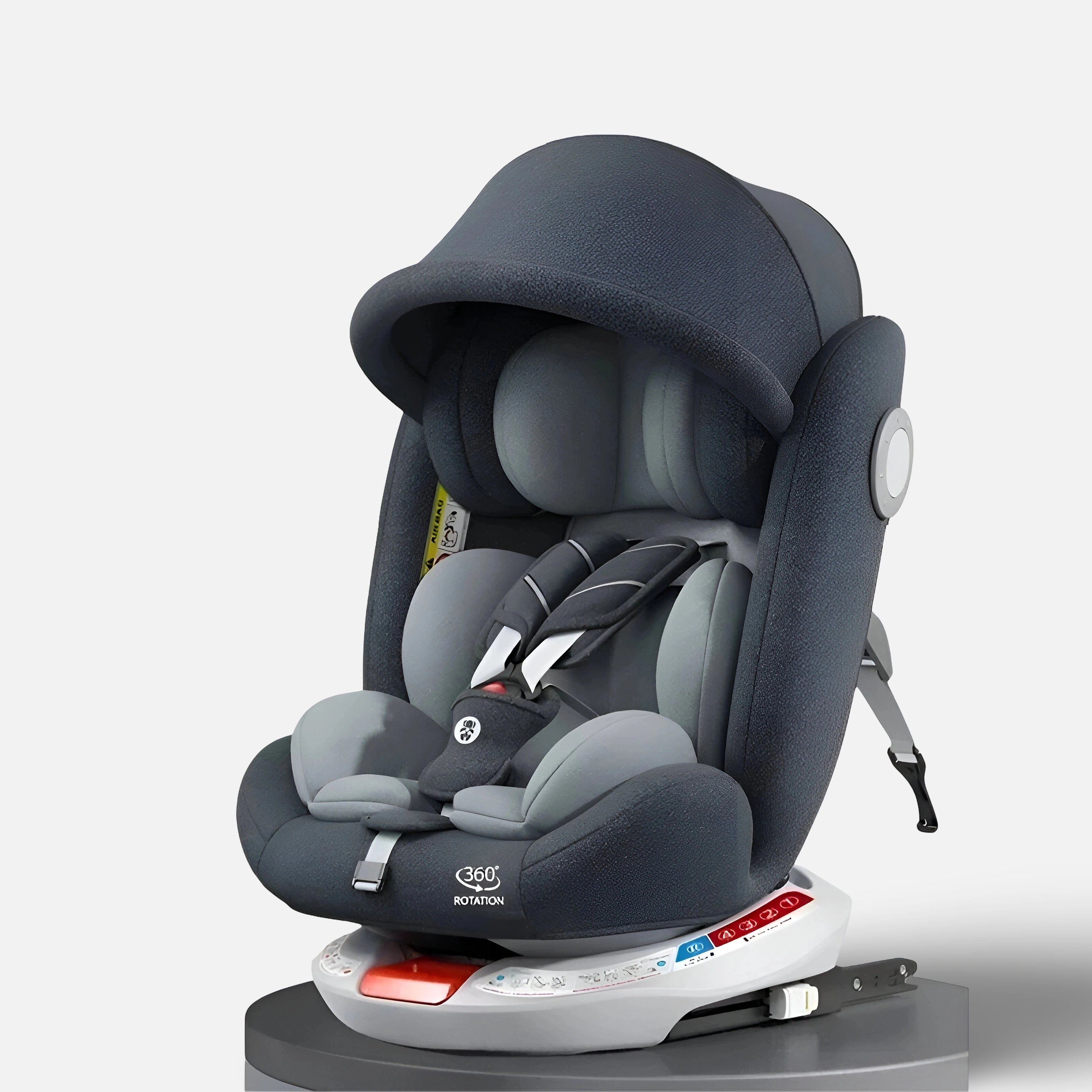 Bilbarnstol 360° Vändbar med Sufflett by LV