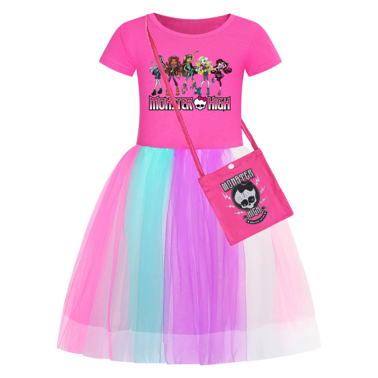 Monster High Klänning med Axelväska