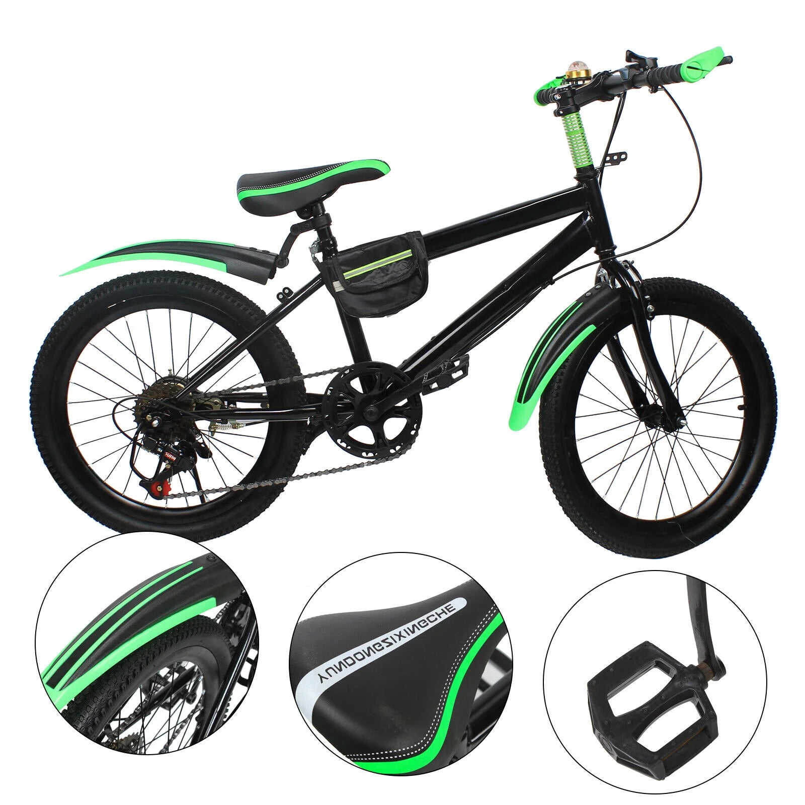 Grön Mountainbike