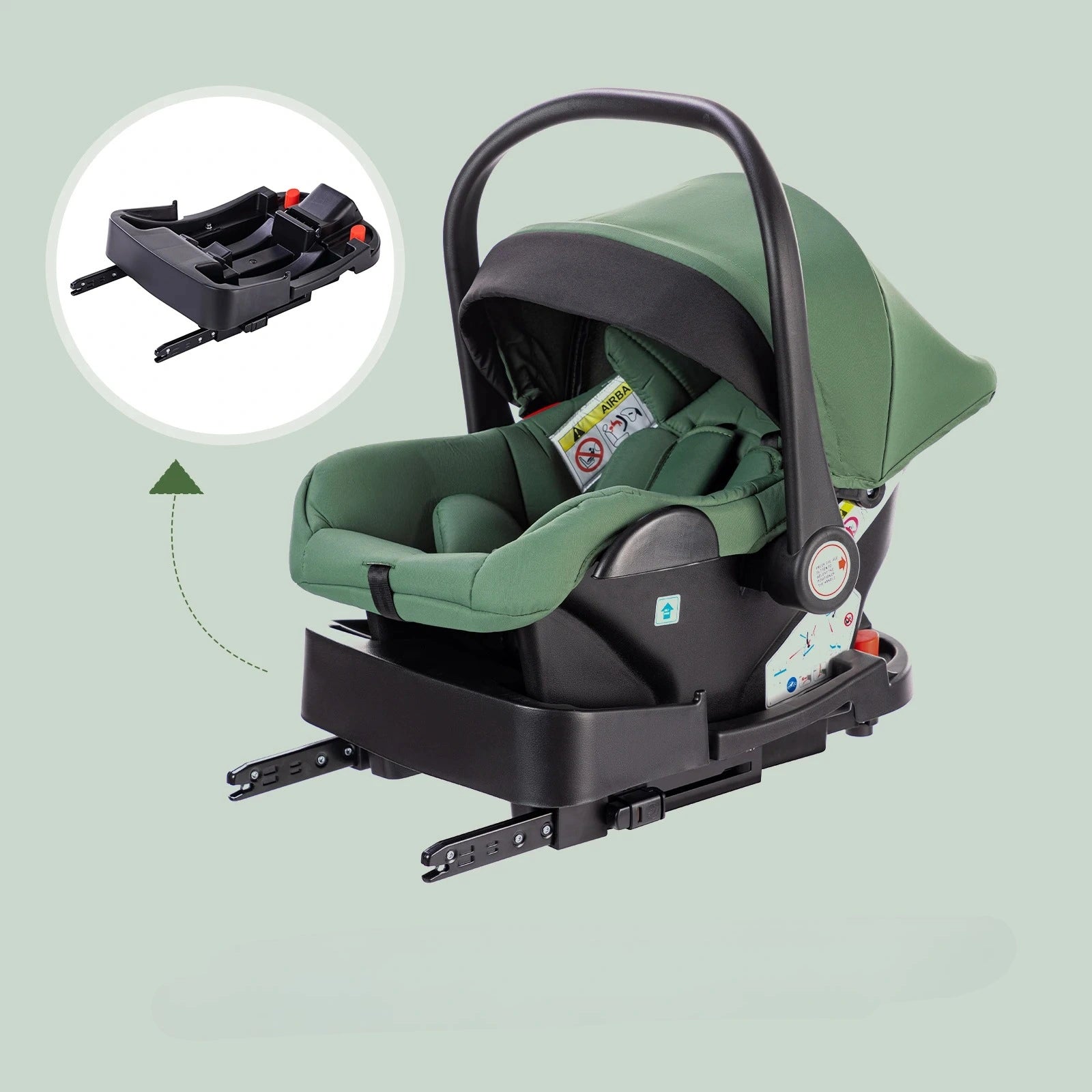 Barnvagn Omnia 3-i-1 med ISOFIX