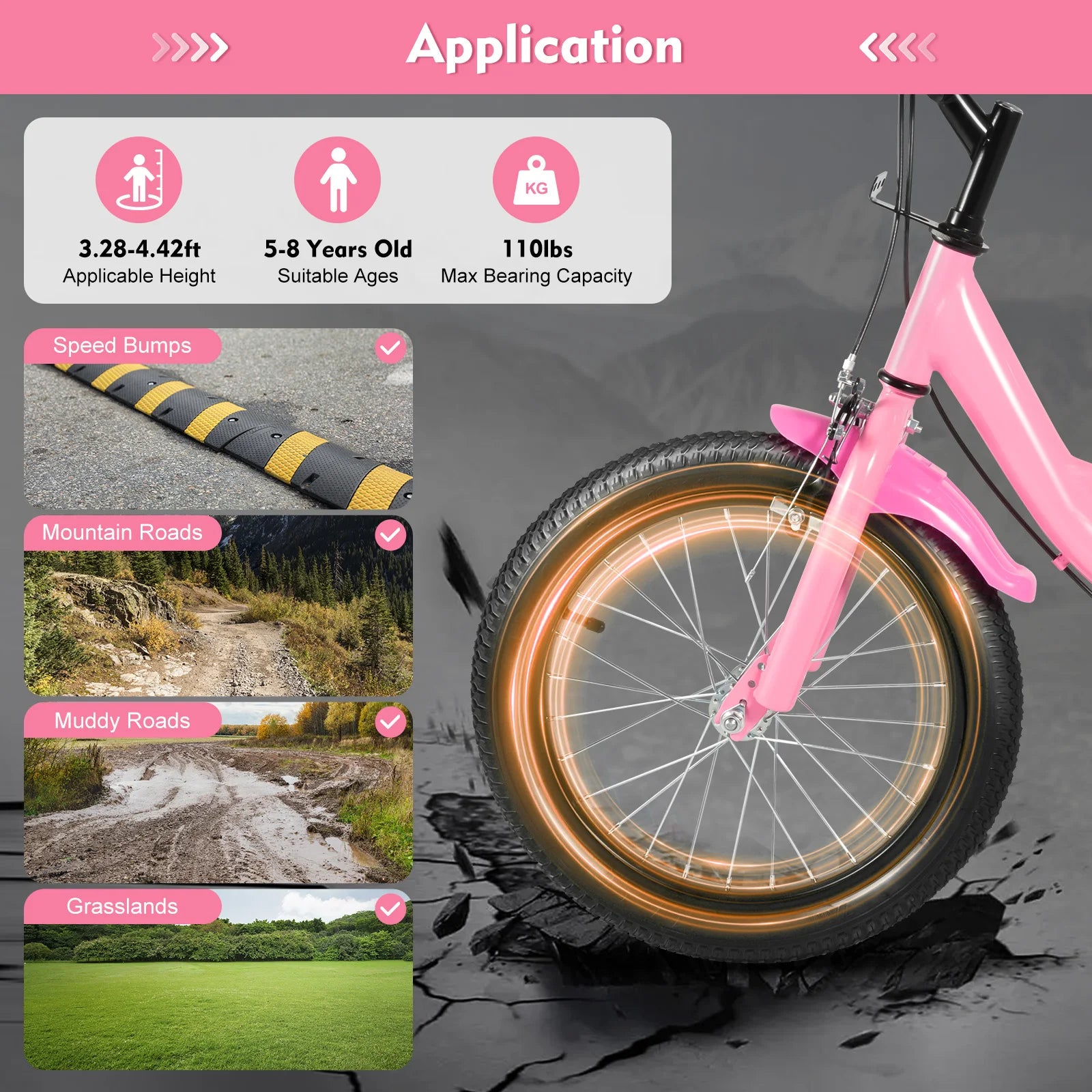 Barncykel 16 Tum By LV - Flera färger