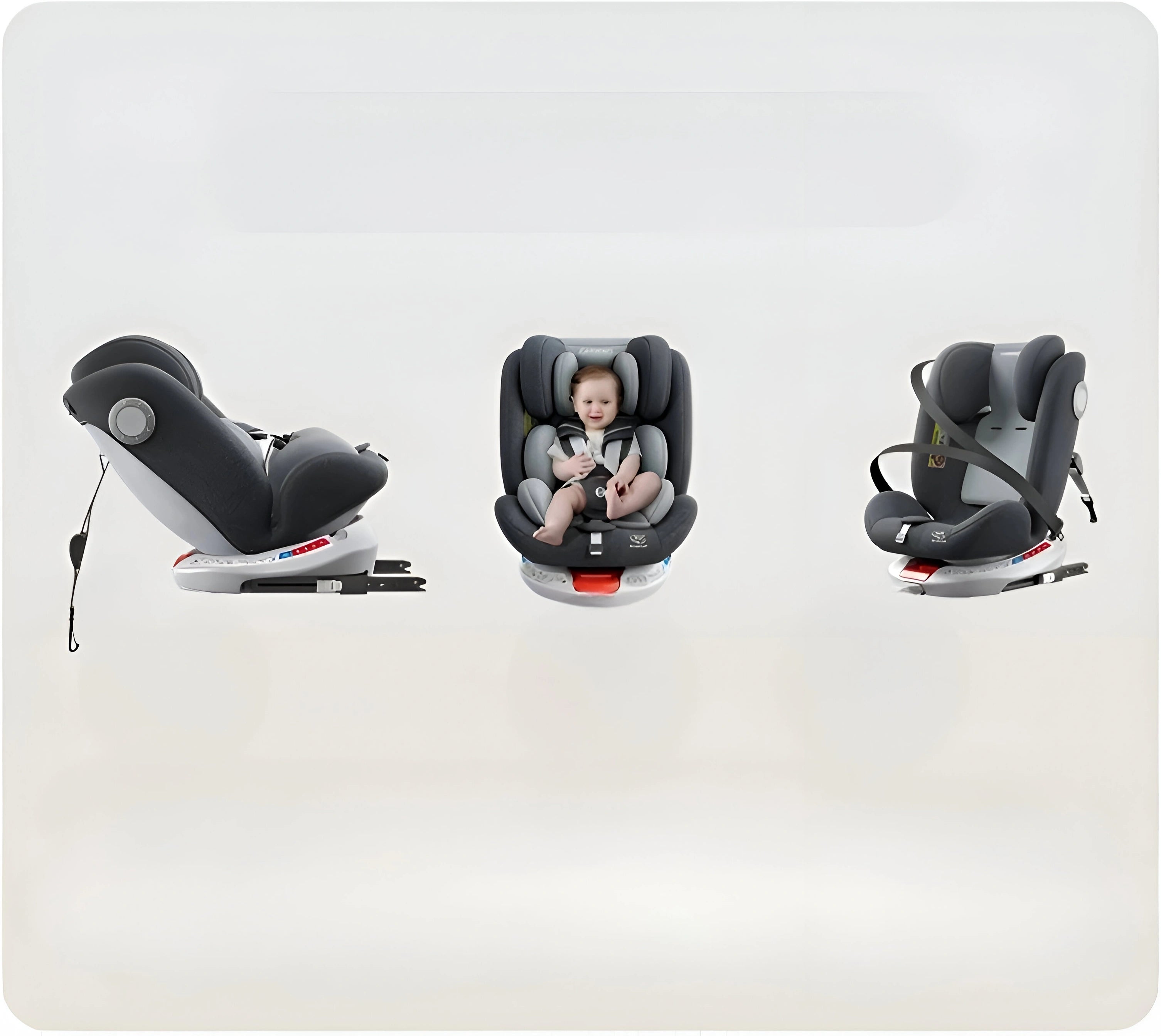 Bilbarnstol 360° Vändbar med Sufflett by LV