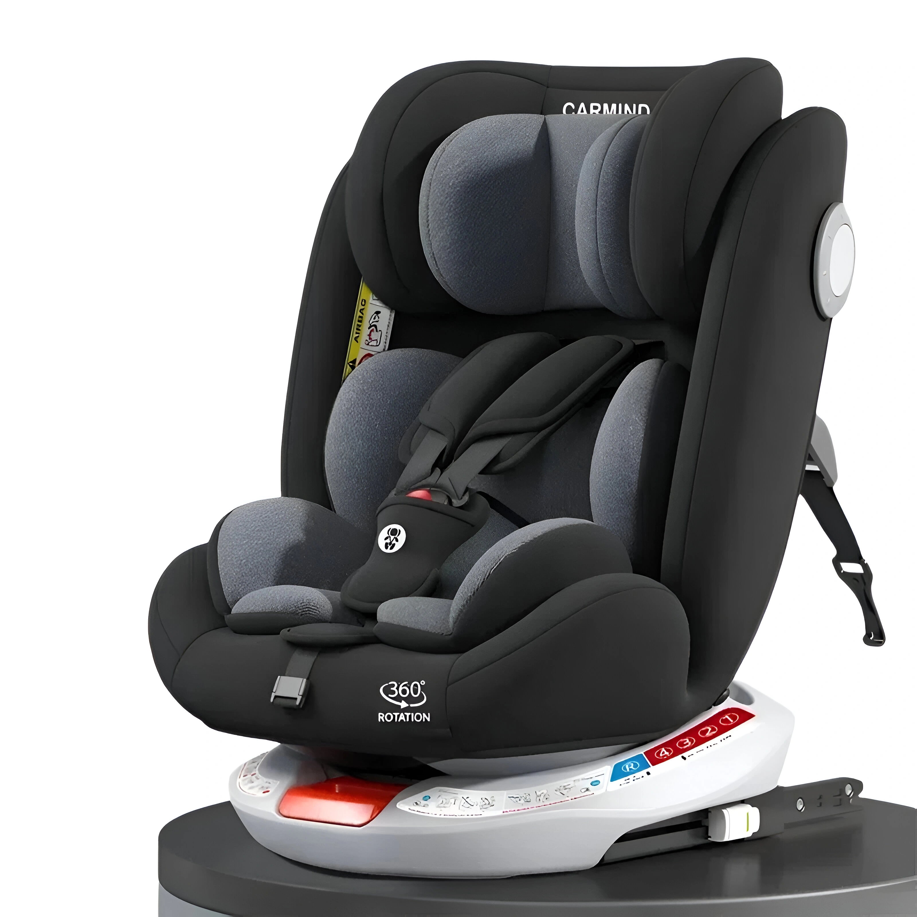Bilbarnstol 360° Vändbar med Sufflett by LV