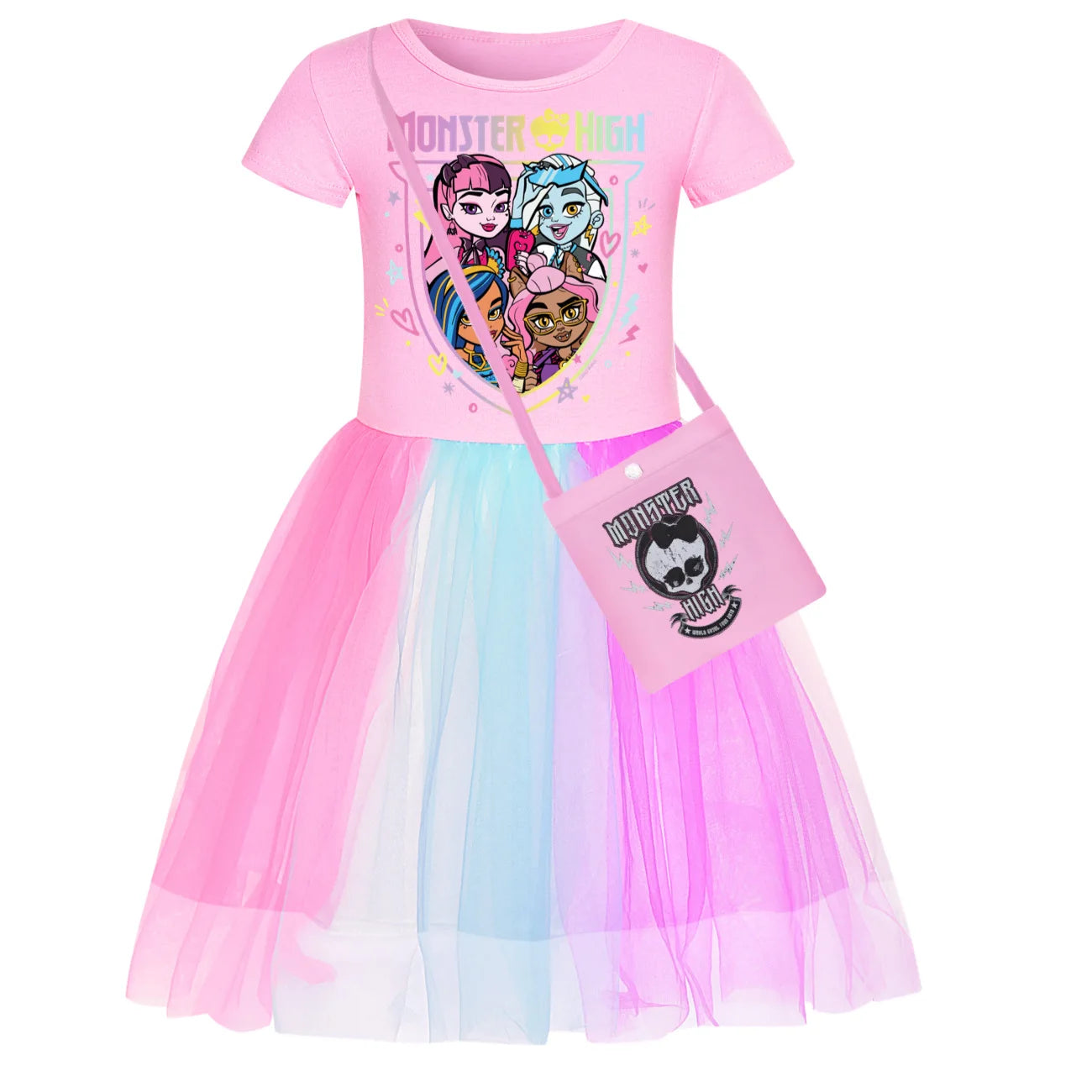 Monster High Klänning med Axelväska