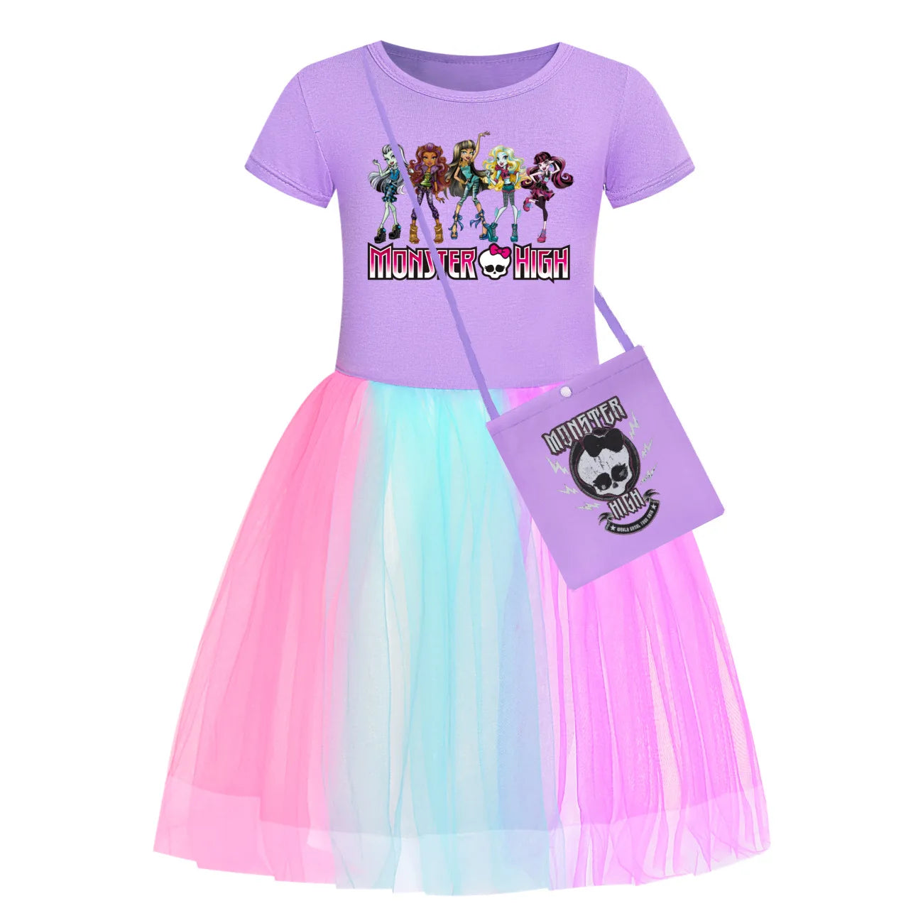 Monster High Klänning med Axelväska