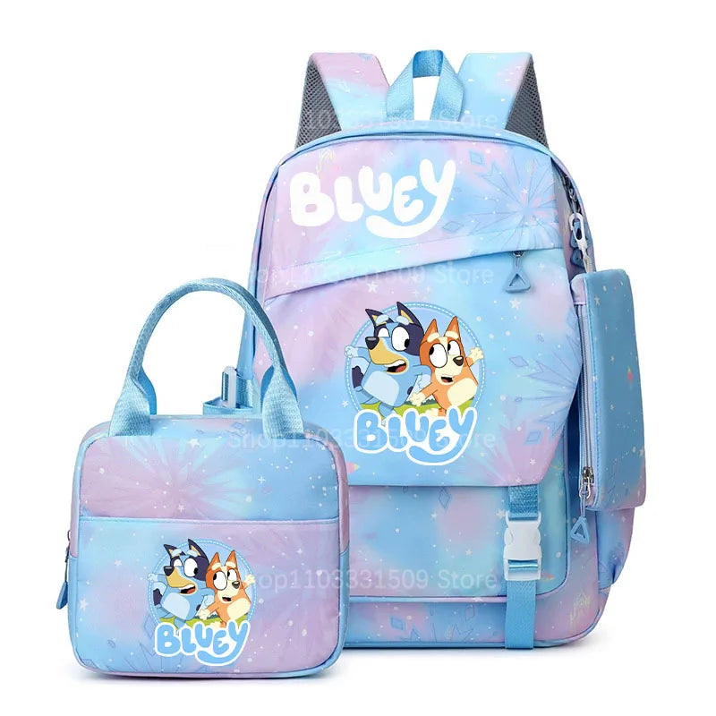 Bluey Ryggsäck 3-delars Set
