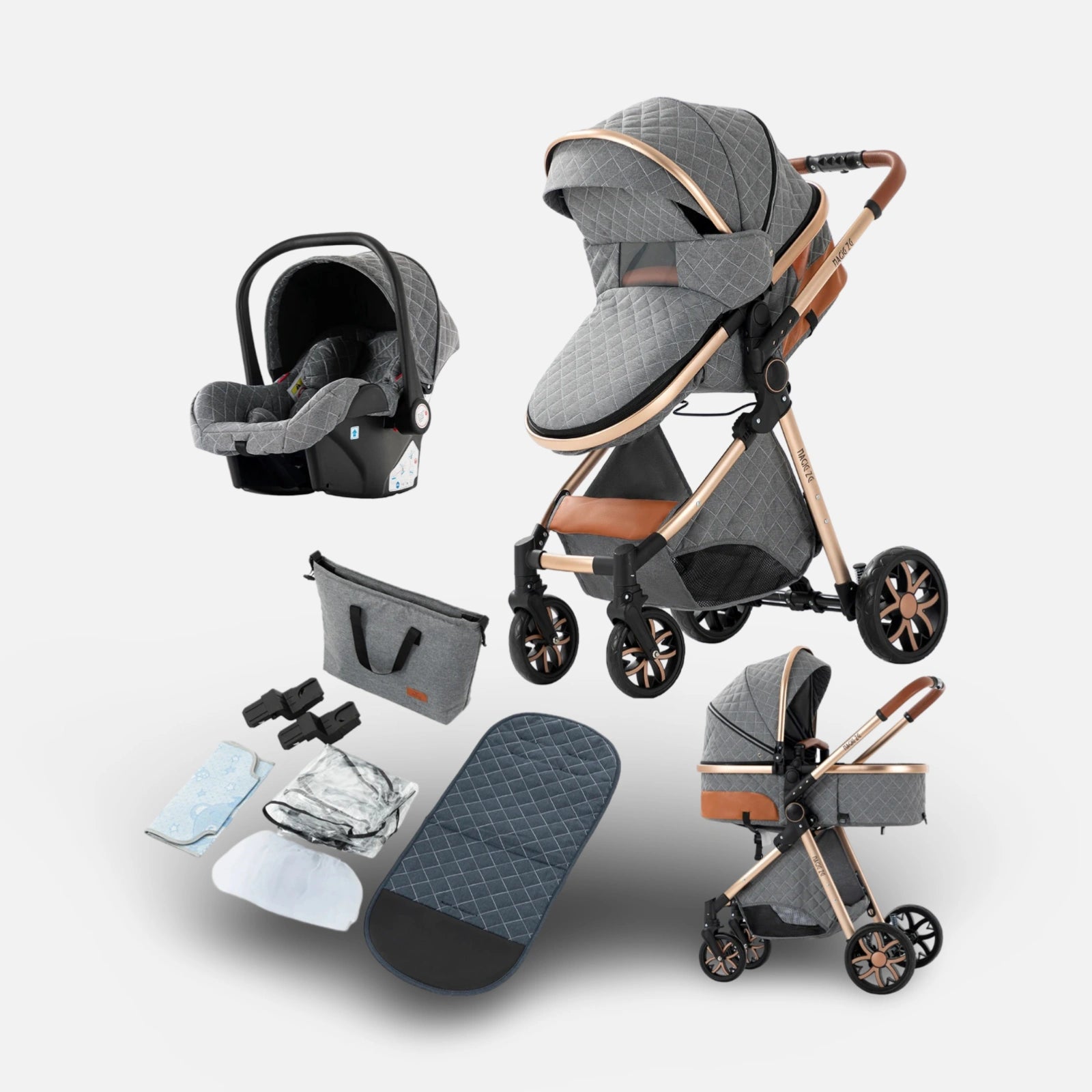 Barnvagn Komfort 3-i-1