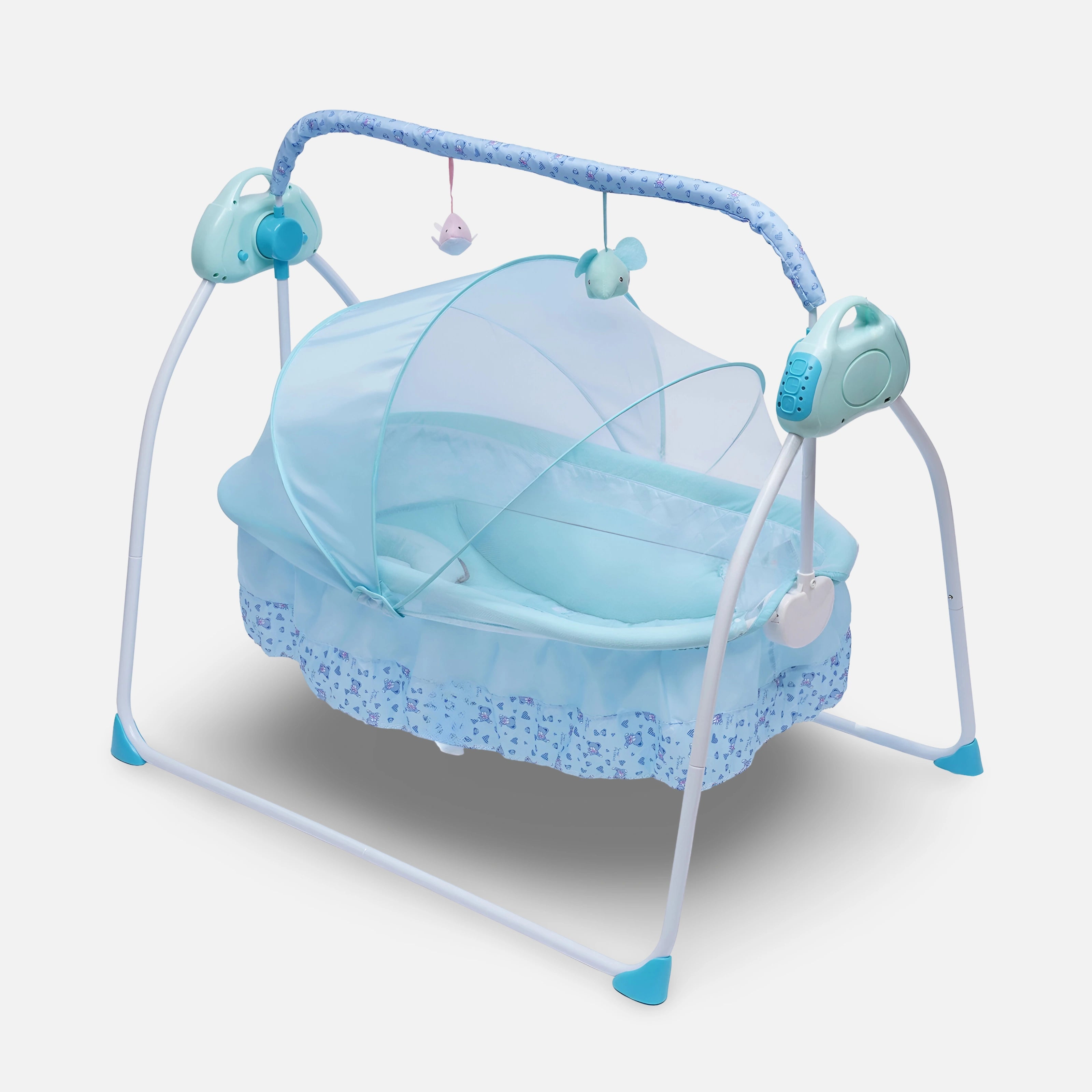 Elektrisk Barnsäng - Gungande 5 växlar