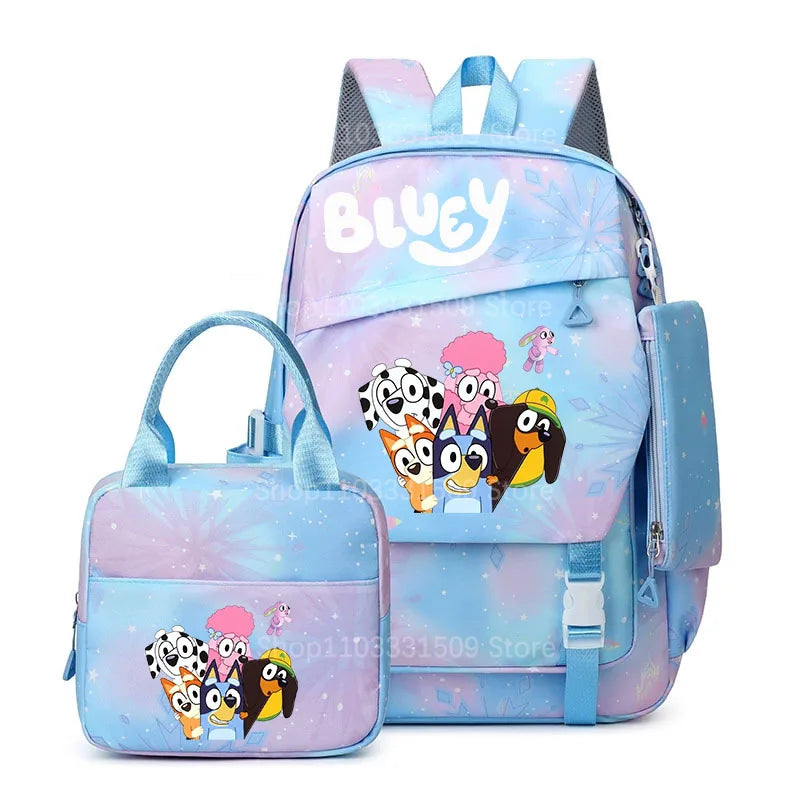 Bluey Ryggsäck 3-delars Set