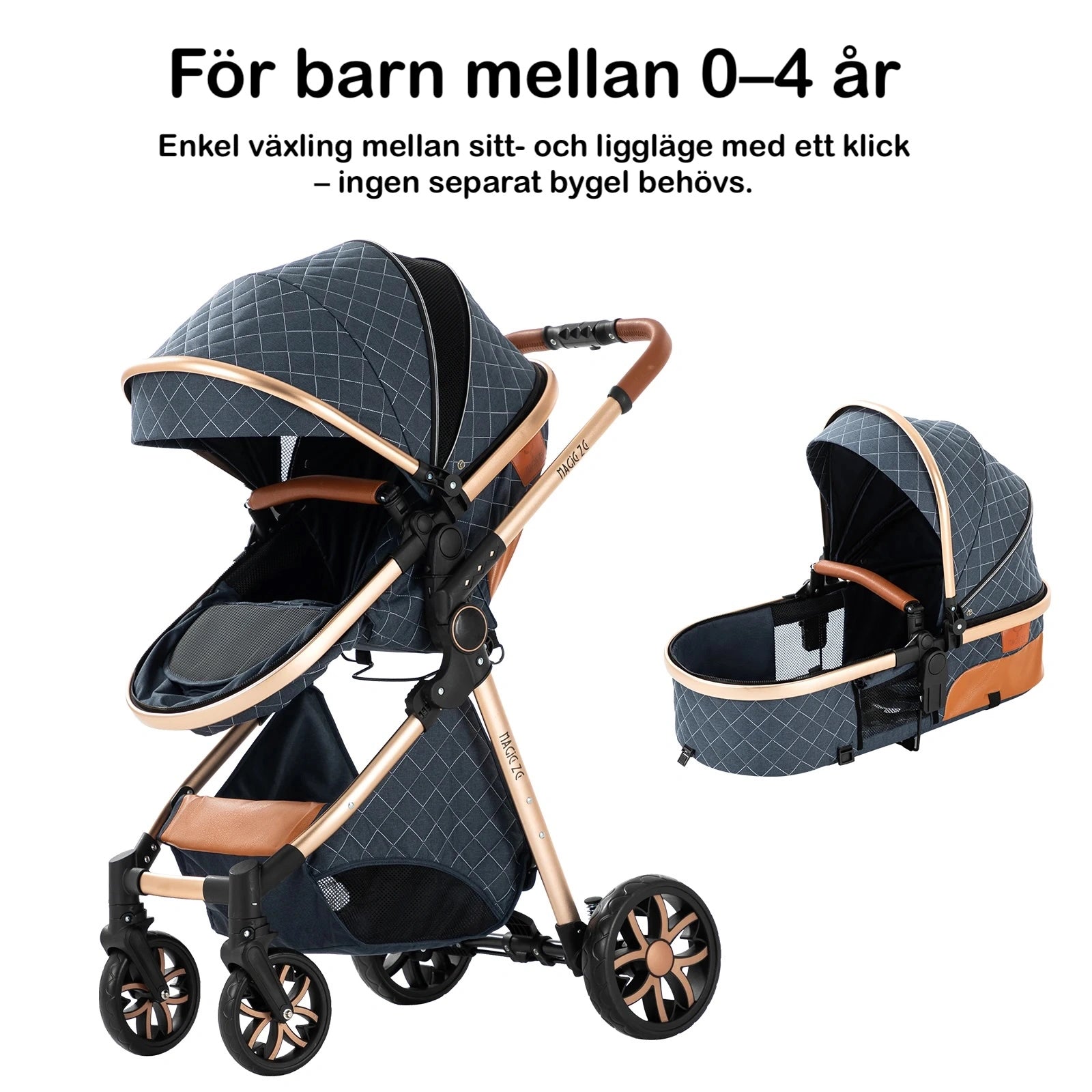 Barnvagn Komfort 3-i-1