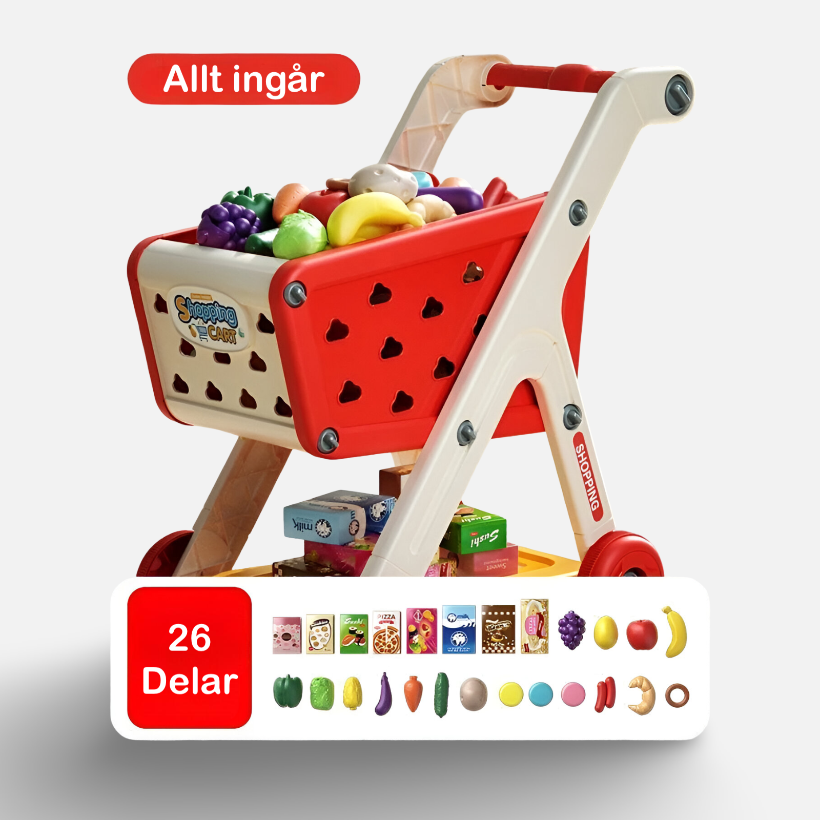 Shoppingvagn för barn