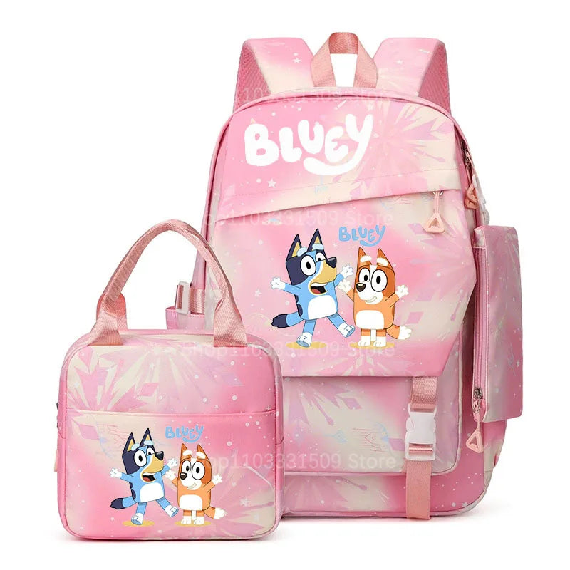Bluey Ryggsäck 3-delars Set