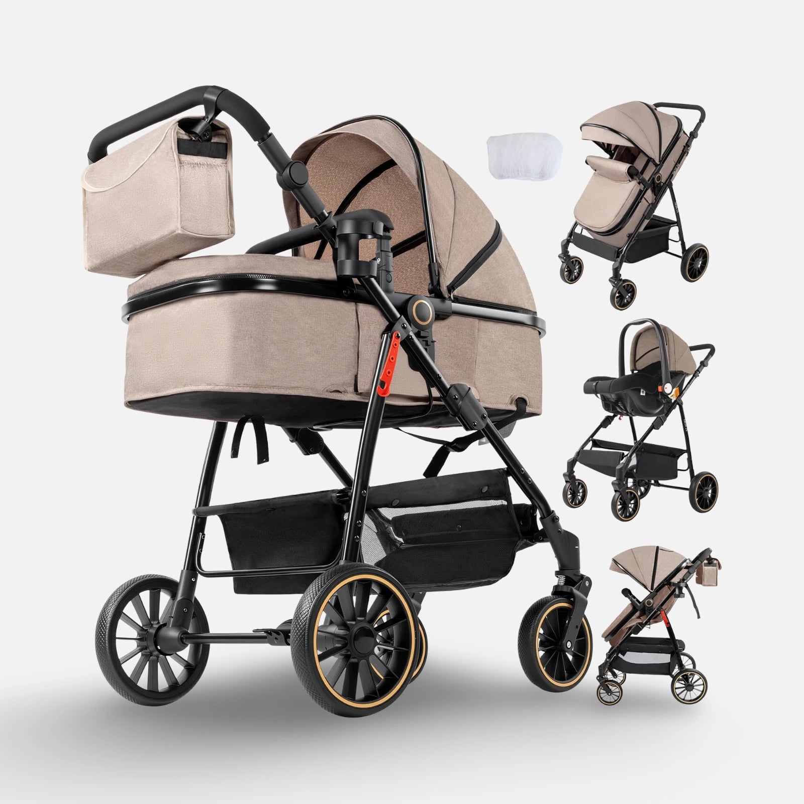 Barnvagn UrbanMove 3-i-1 by LV