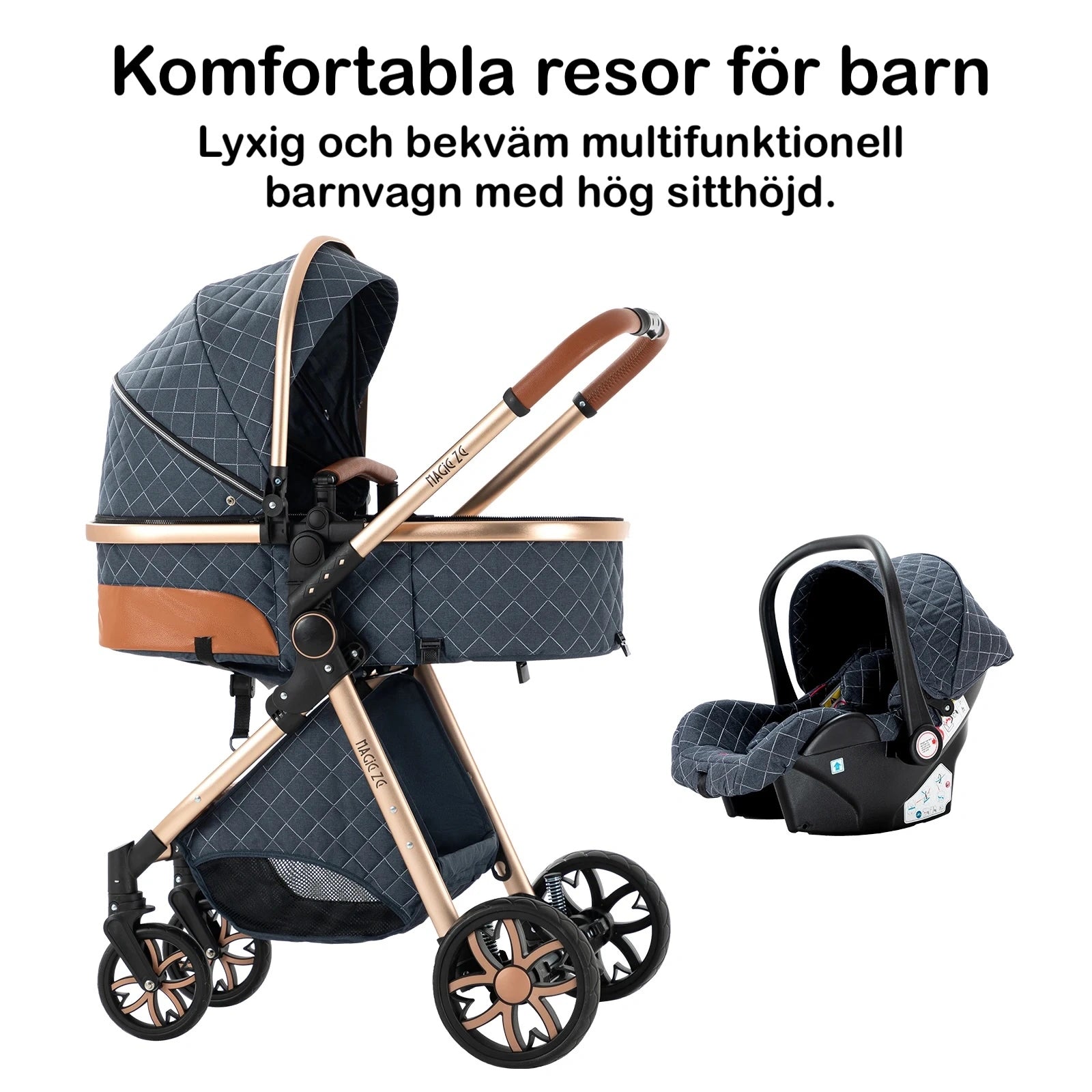 Barnvagn Komfort 3-i-1