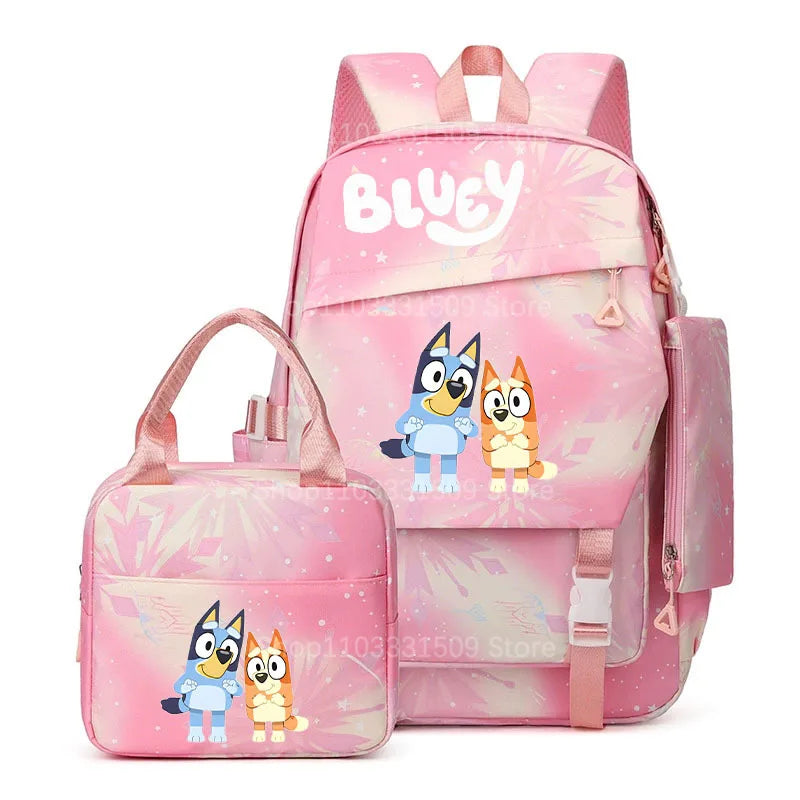 Bluey Ryggsäck 3-delars Set
