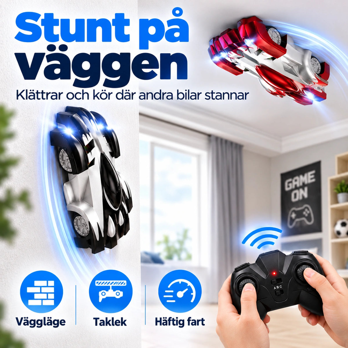 Väggklättrande RC Bil