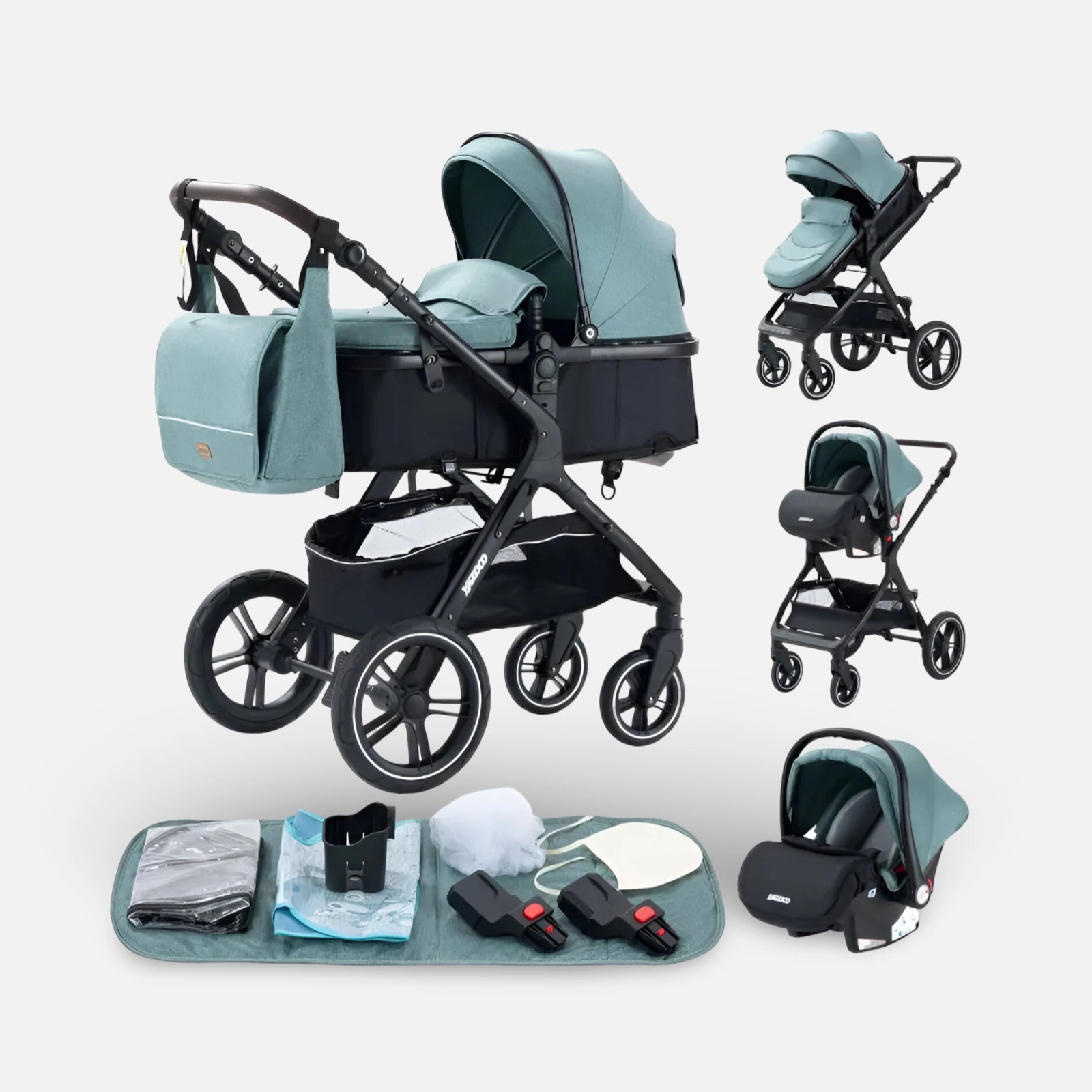 Barnvagn Optima 3-i-1