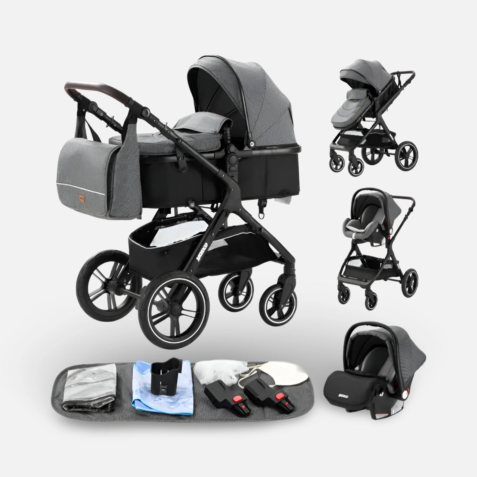 Barnvagn Optima 3-i-1