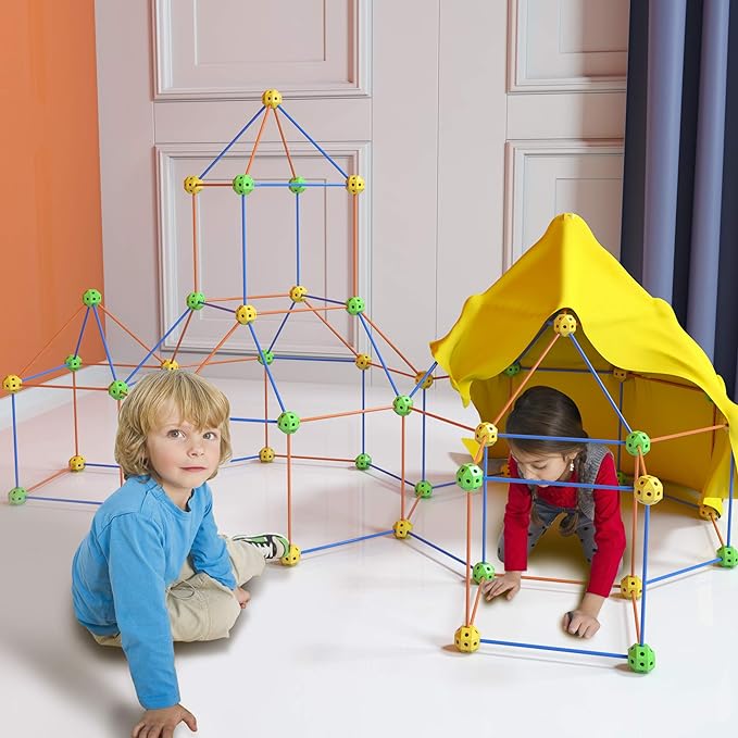 Leksaksslott och tält