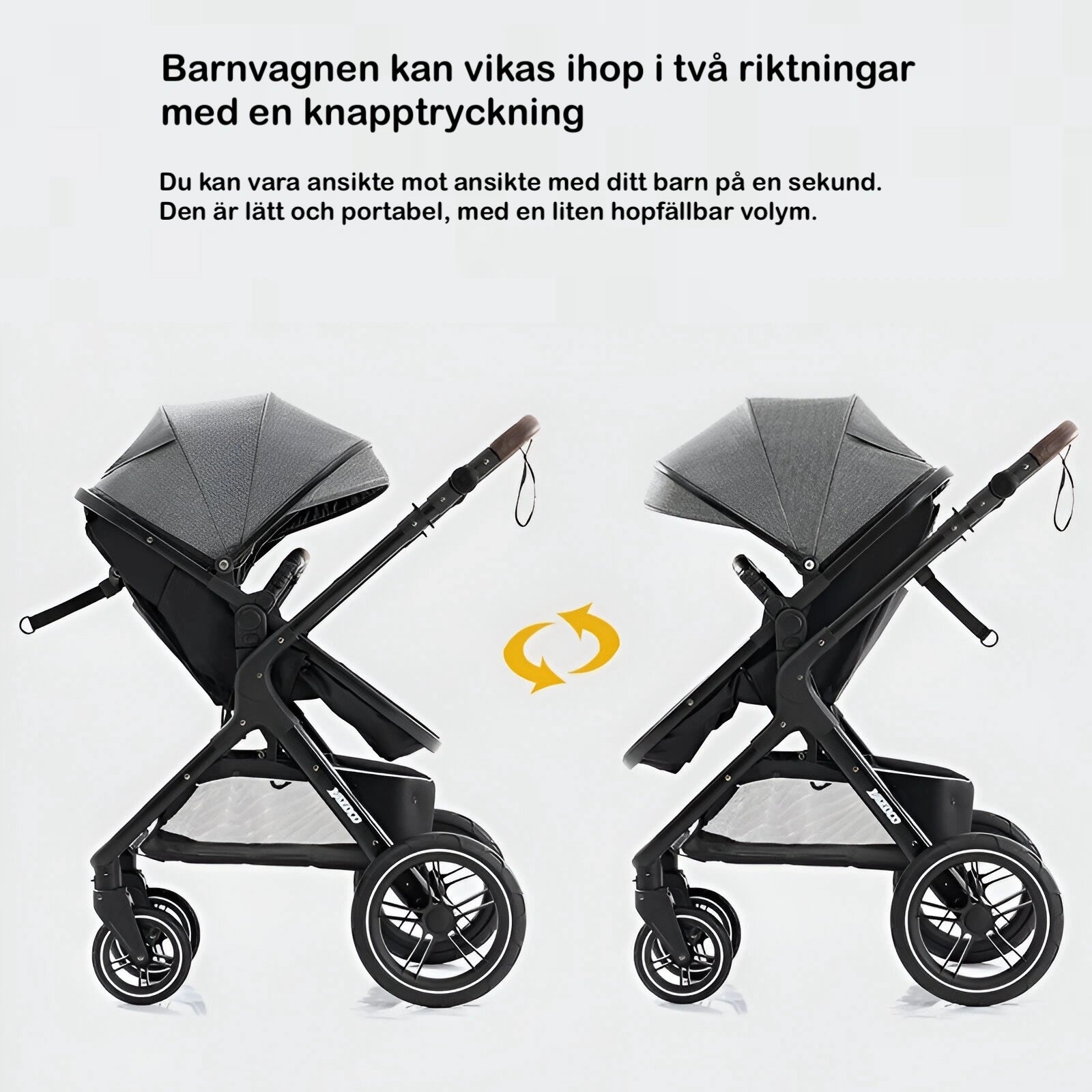 Vikbar i två riktningar