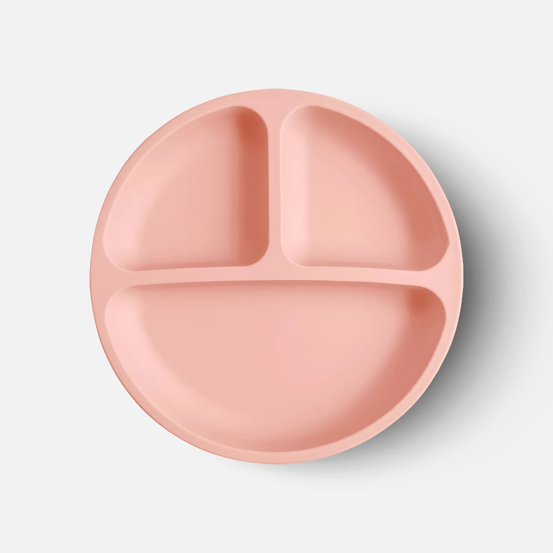 Silikontallrik med Sugpropp