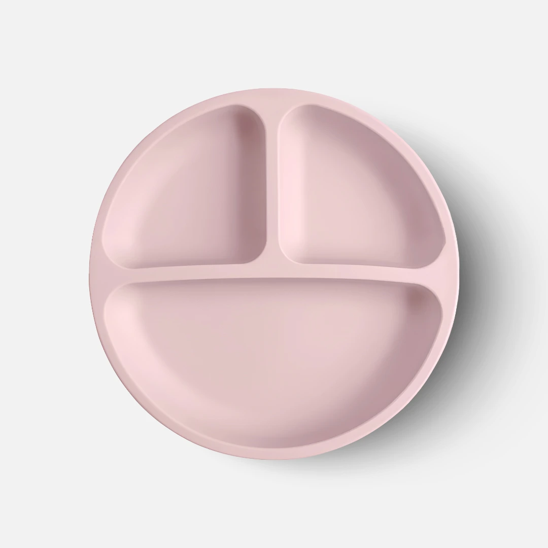 Silikontallrik med Sugpropp