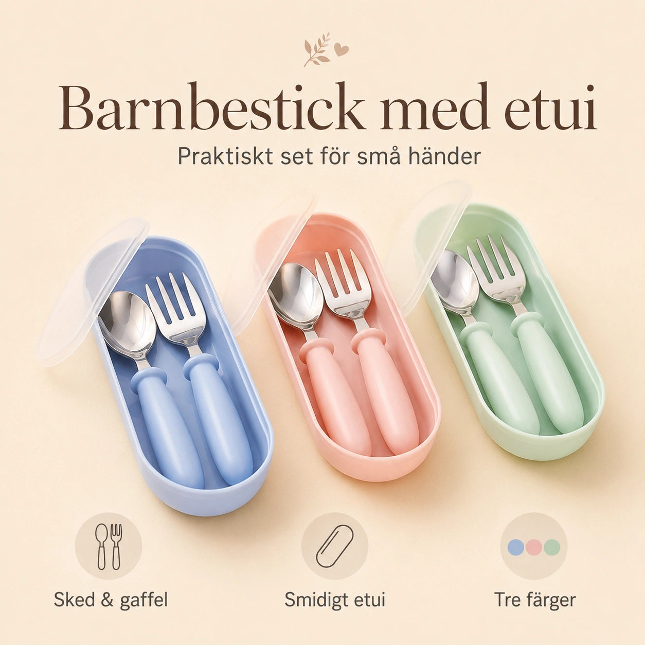 Barnbestick med Fodral