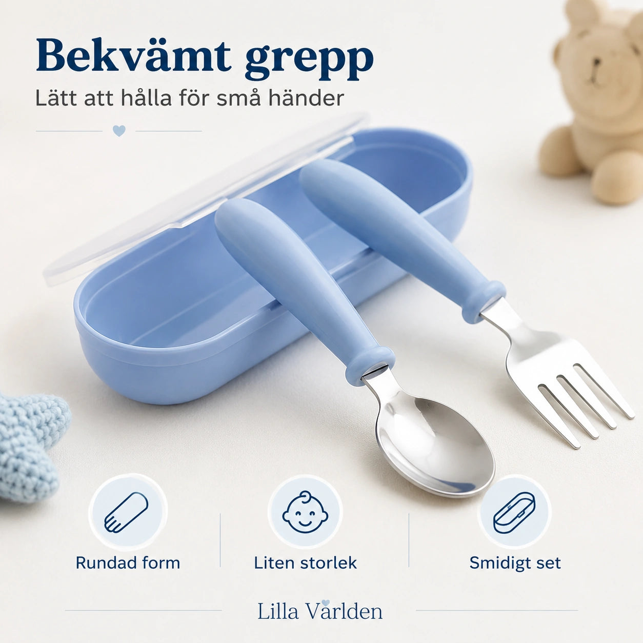 Barnbestick med Fodral