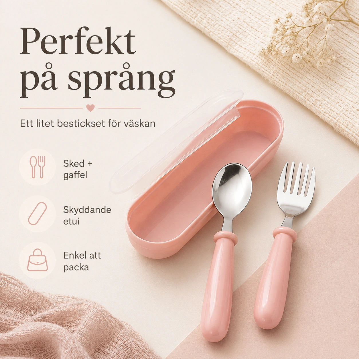 Barnbestick med Fodral