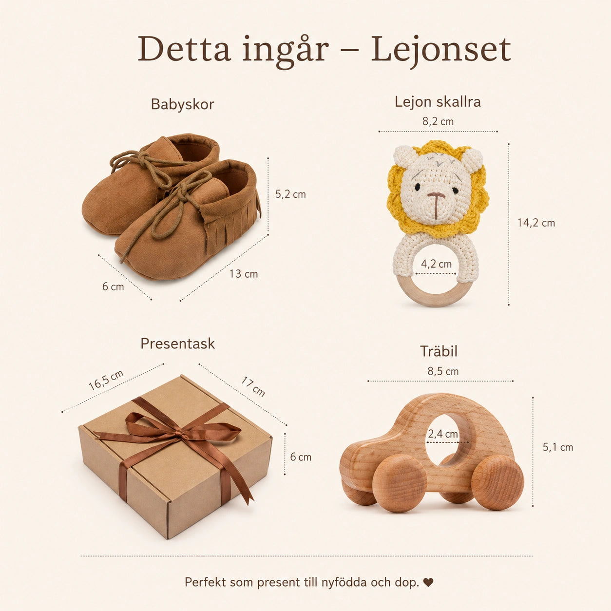Baby Presentset för Nyfödd